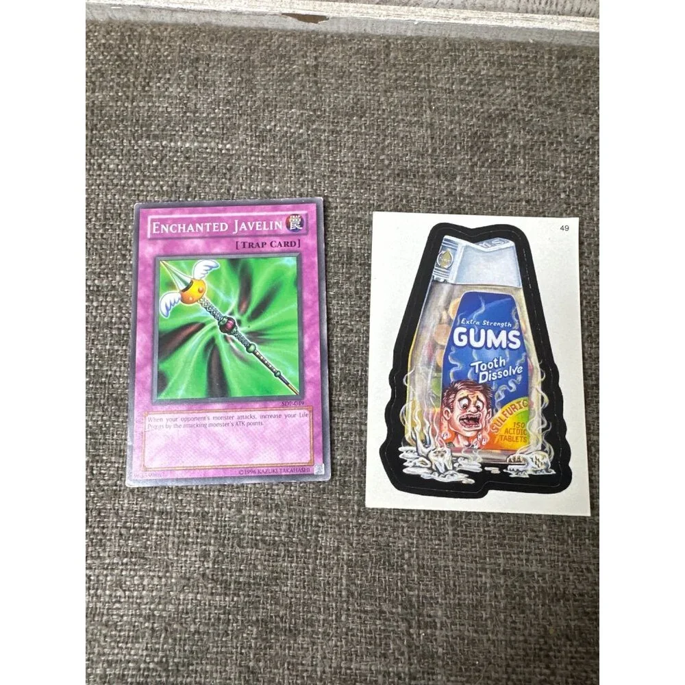 Mixed Trading Card Lot Featuring Yu-Gi-Oh Hot Wheels Vintage Sticker